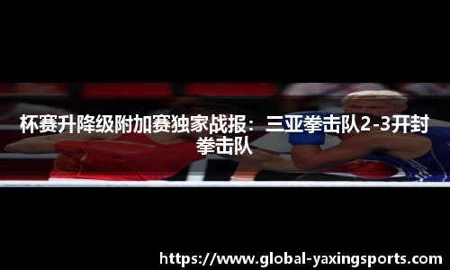 杯赛升降级附加赛独家战报:三亚拳击队2-3开封拳击队